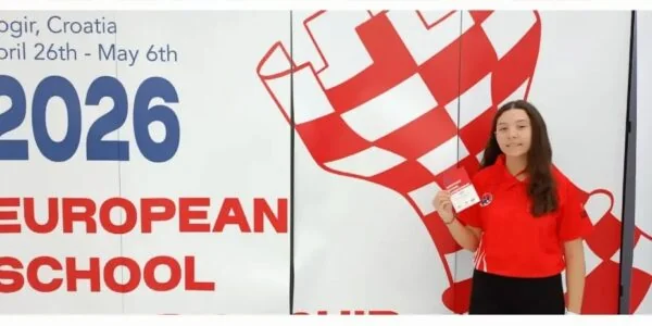 Irmak Somyürek 2026 Avrupa Okullar Satranç Şampiyonası alanında